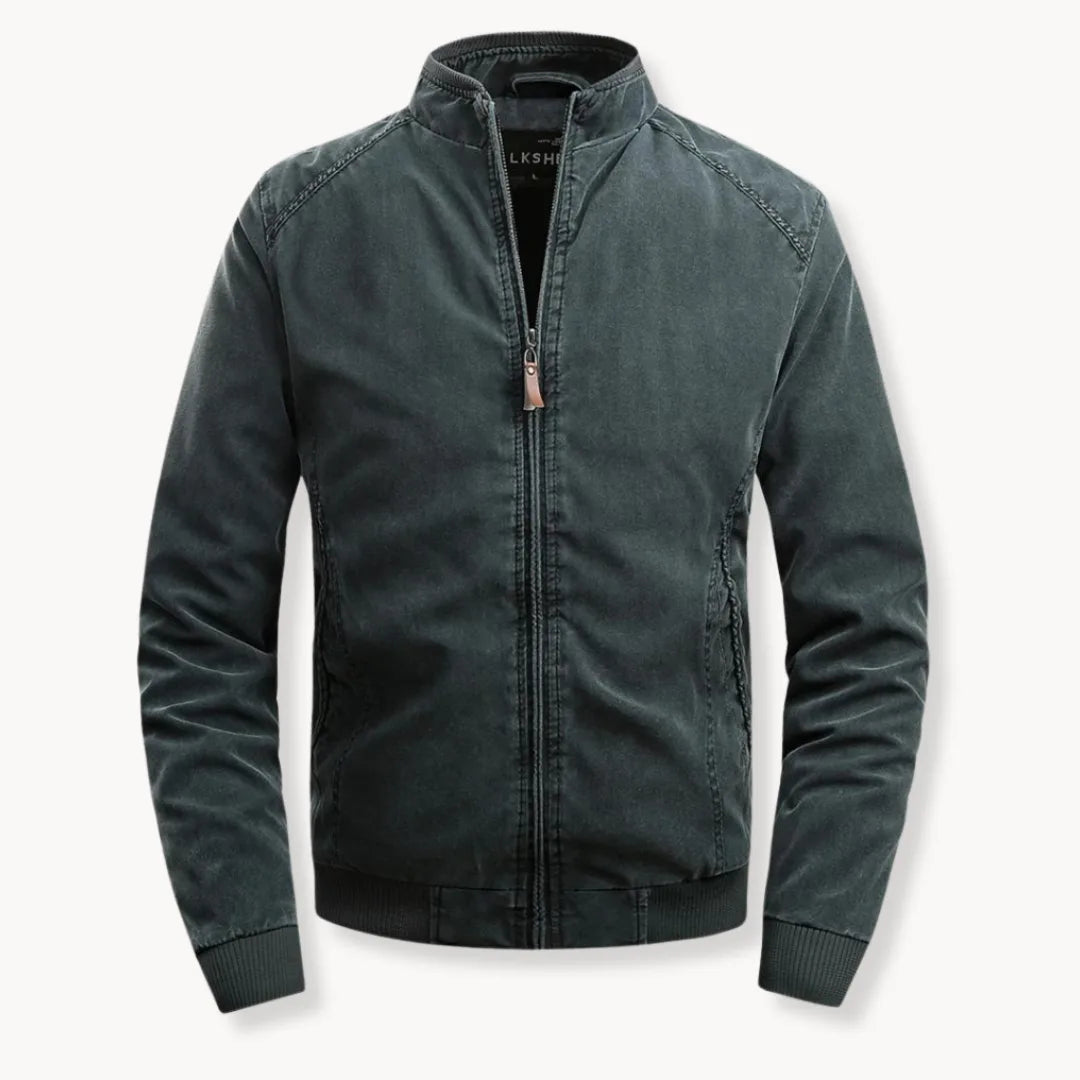 Hugo | Casual jacket with stand-up collar and zip fastening