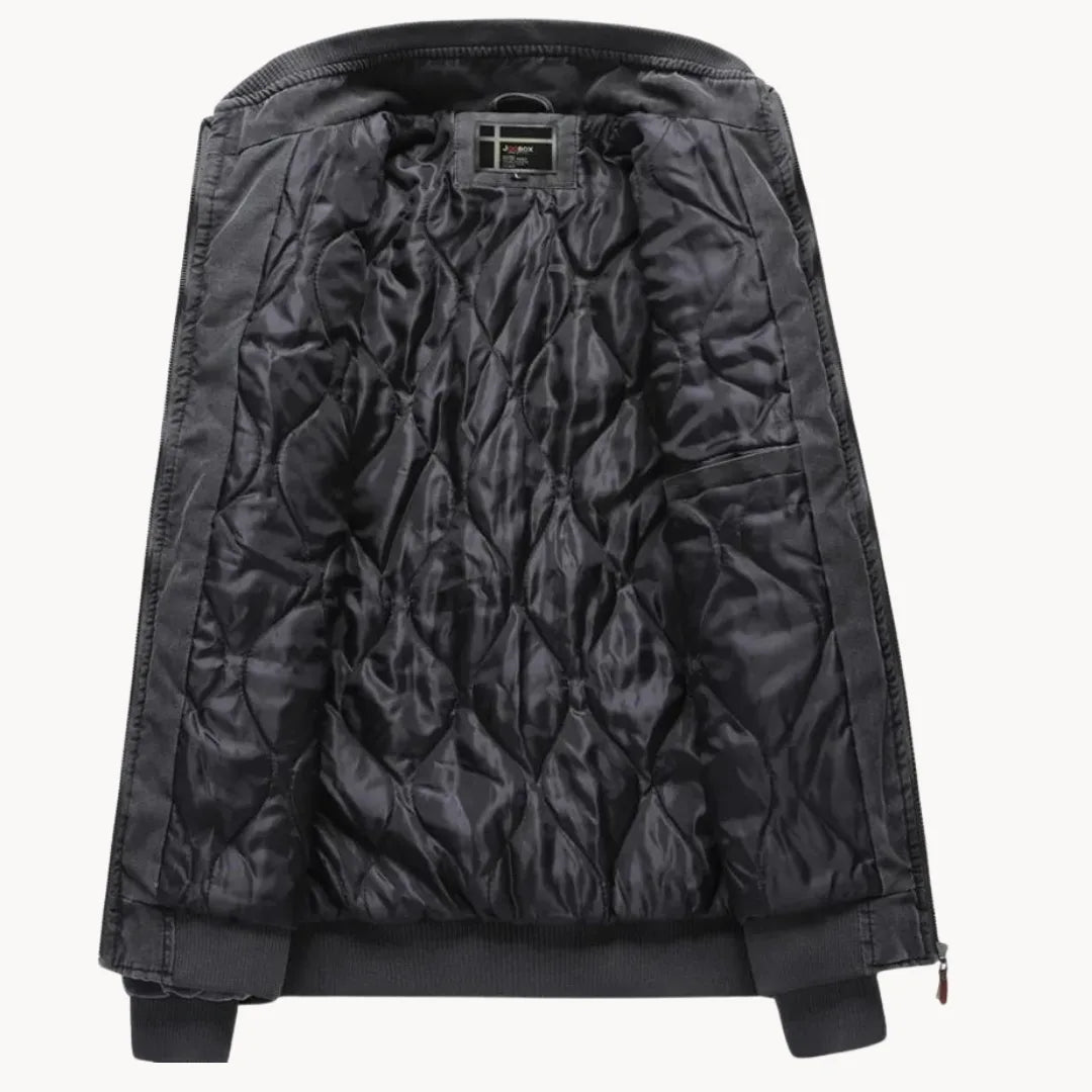 Hugo | Casual jacket with stand-up collar and zip fastening