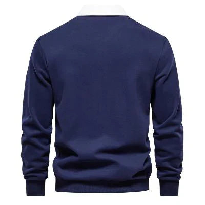 Hugo – Men's Polo Shirt with Long Sleeves