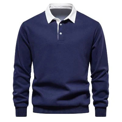 Hugo – Men's Polo Shirt with Long Sleeves