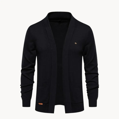 Hugo | Open cardigan with v-neck and long sleeves