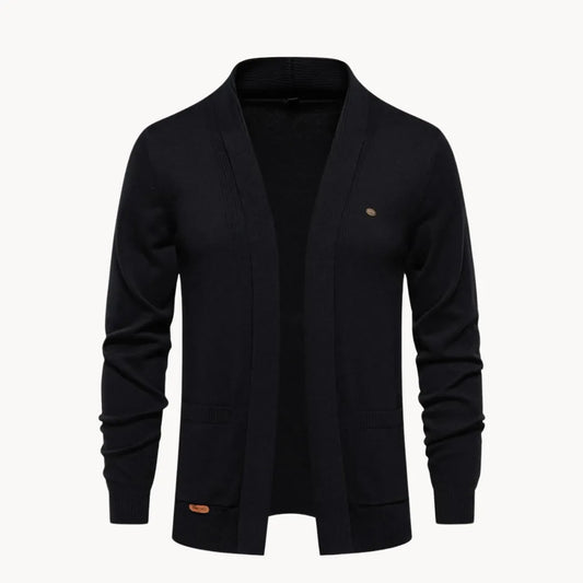 Hugo | Open cardigan with v-neck and long sleeves
