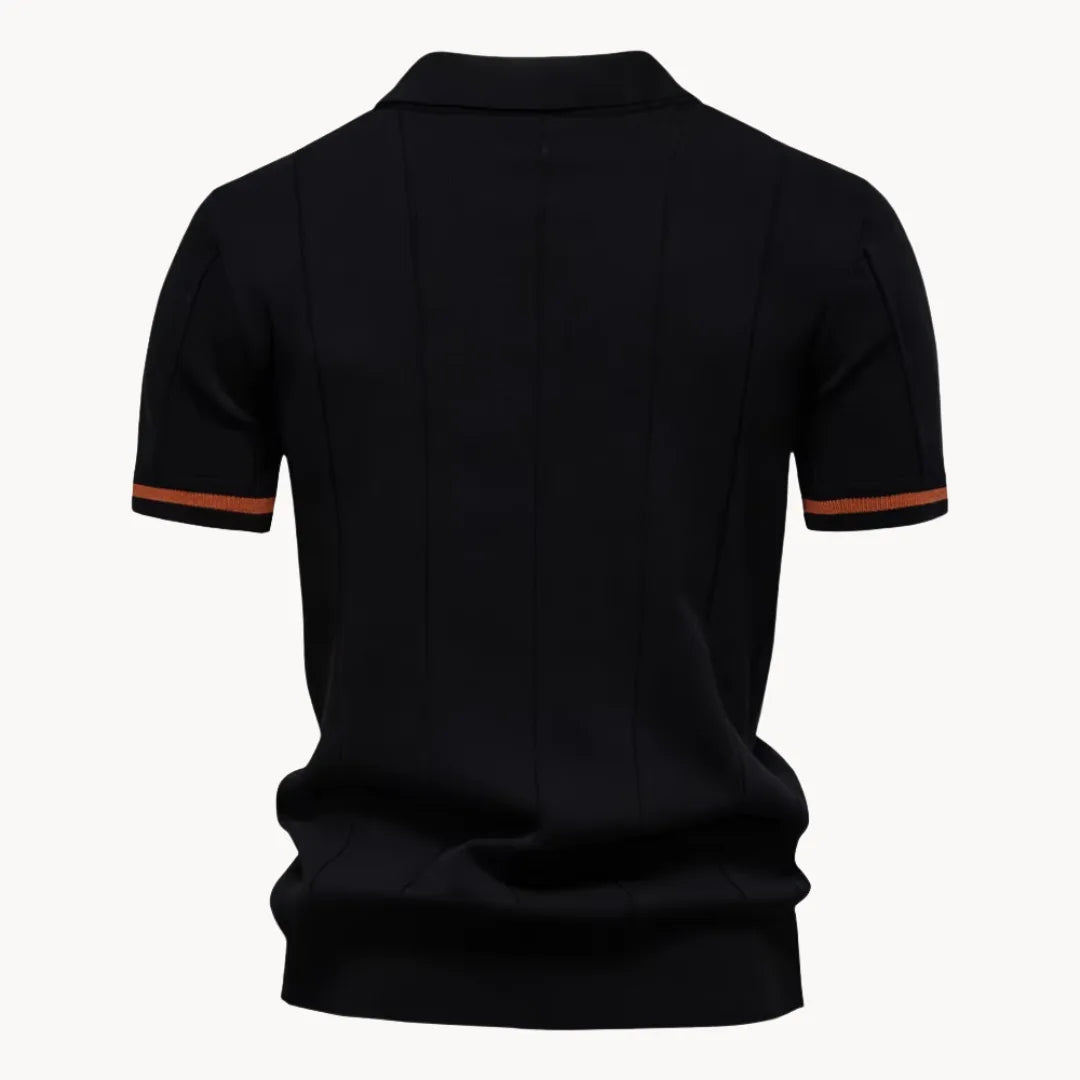 Hugo | Polo with Short Zip and Classic Collar