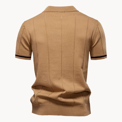 Hugo | Polo with Short Zip and Classic Collar