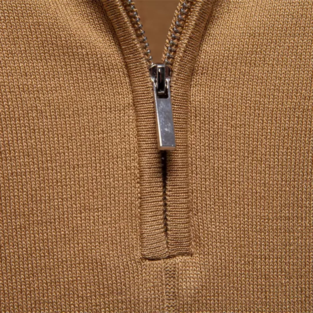 Hugo | Polo with Short Zip and Classic Collar