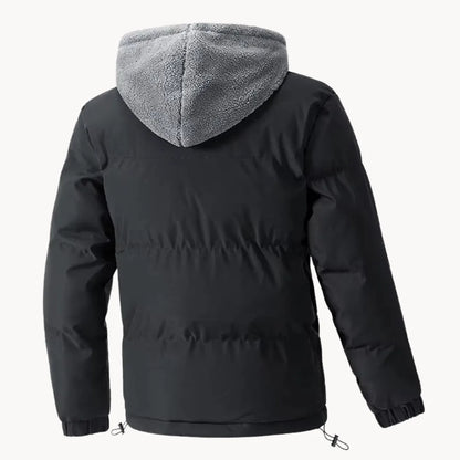 Hugo | Quilted Jacket with Hood and Elastic Cuffs