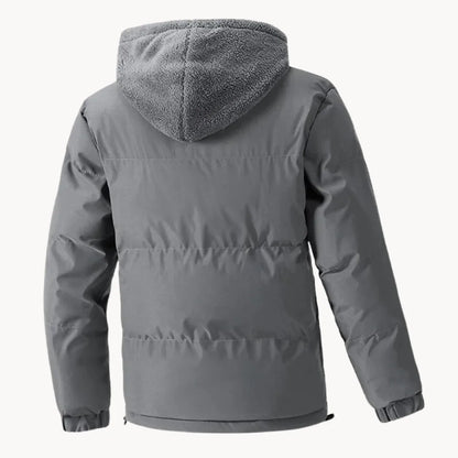 Hugo | Quilted Jacket with Hood and Elastic Cuffs