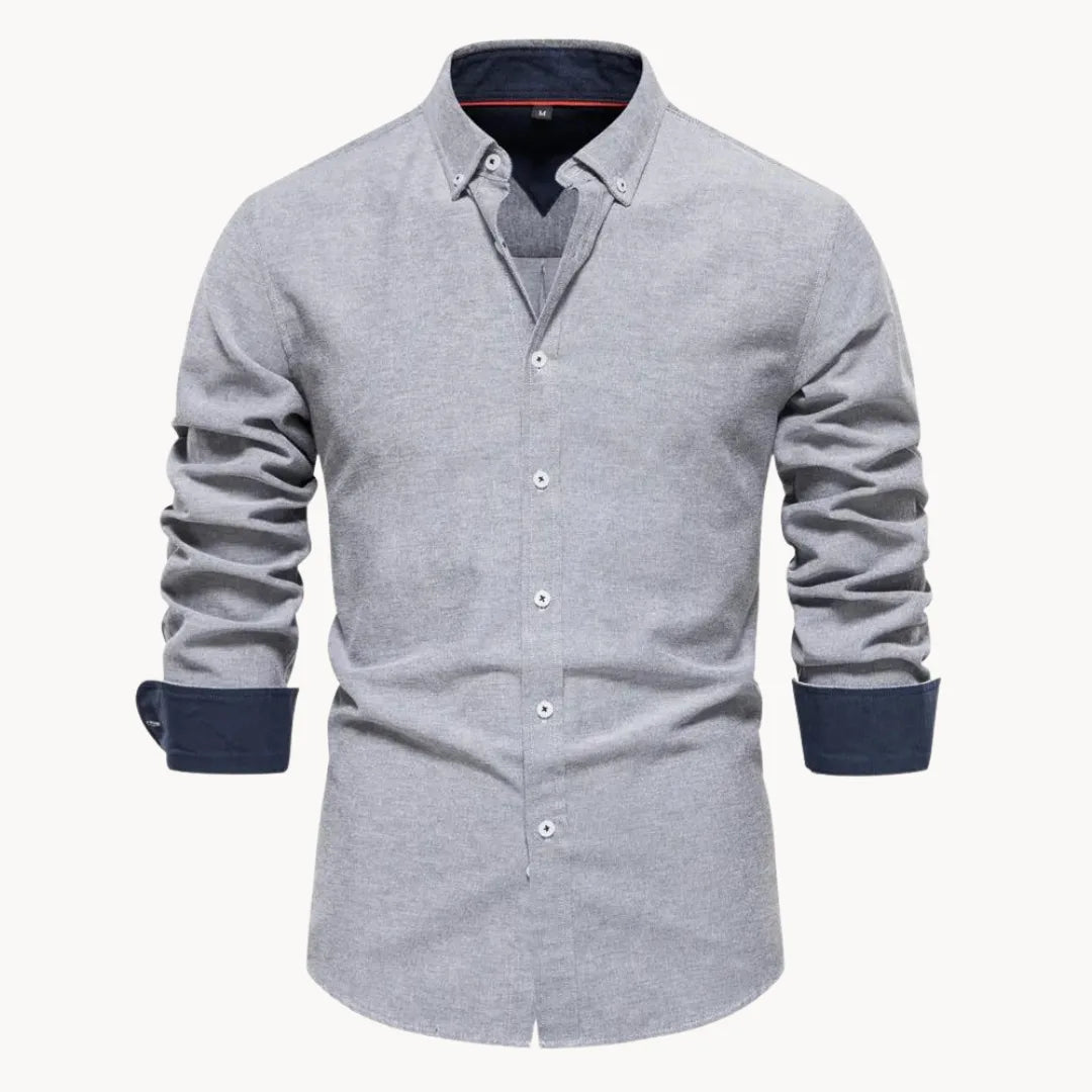 Hugo | Shirt with Button-Down Collar and Long Sleeves