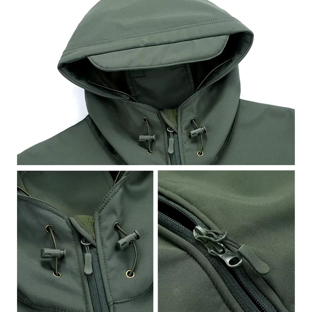 Hugo | Waterproof Jacket with Hood and Zip Pockets