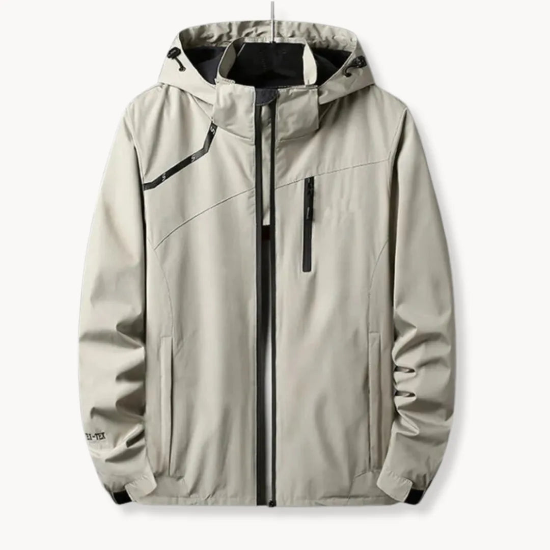 Hugo | Windbreaker jacket with hood and zippered chest pocket