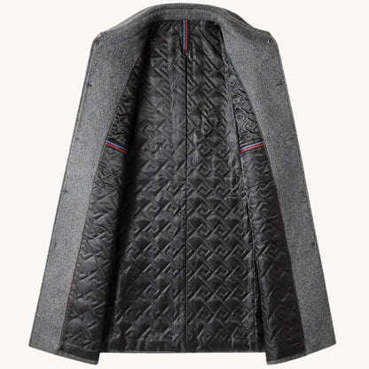 Hugo | Wool coat with stand-up collar and side pockets
