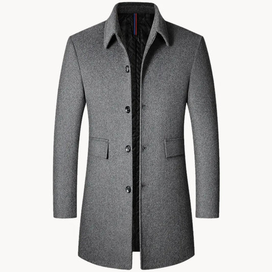 Hugo | Wool coat with stand-up collar and side pockets