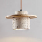 Timeless Travertine Pendant Light - Unique Natural Stone Design Lamp