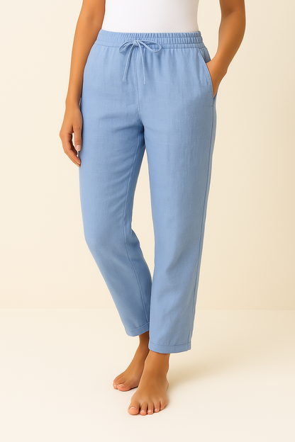 Lightweight Ladies' Trouser with Linen Blend