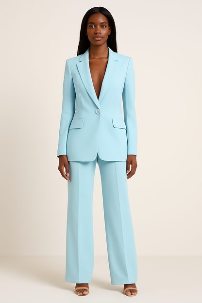Completo elegante da donna con blazer lungo – Elegante e professionale