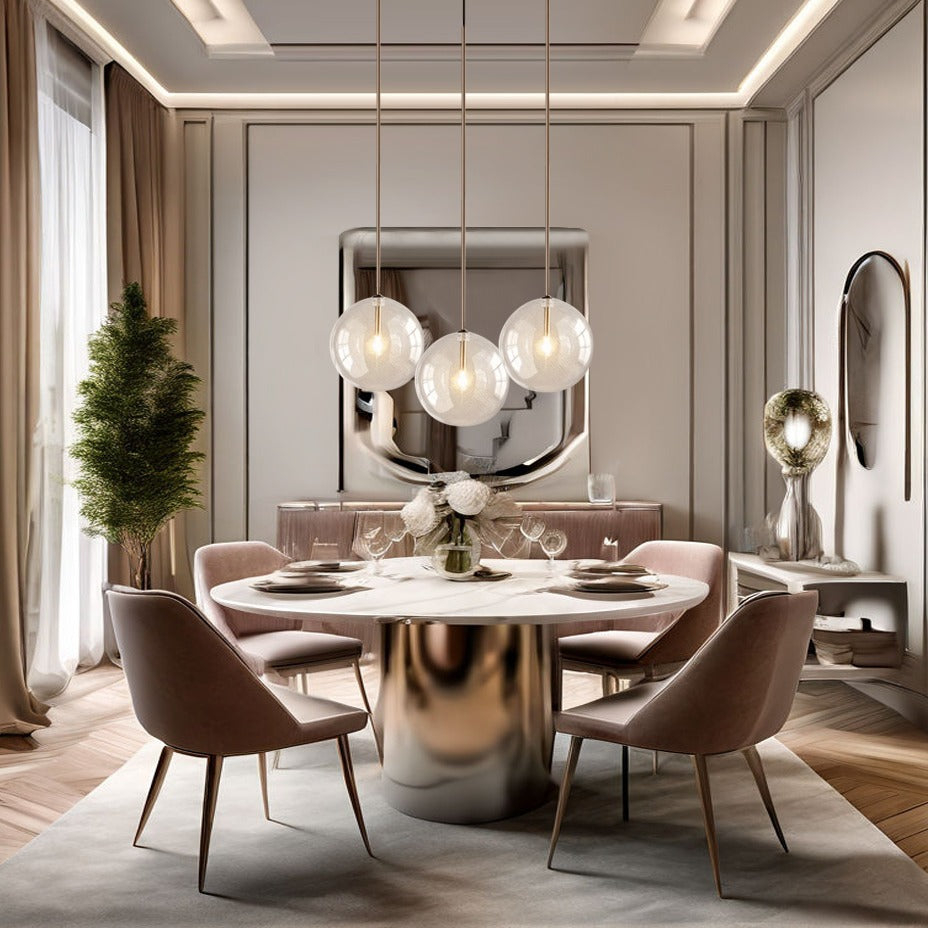 Scandinavian Glass Pendant Lamp - Minimalistic and Modern