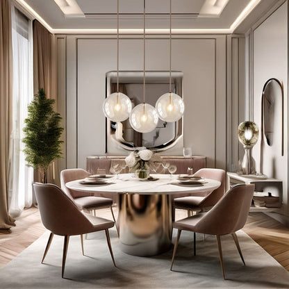 Scandinavian Glass Pendant Lamp - Minimalistic and Modern