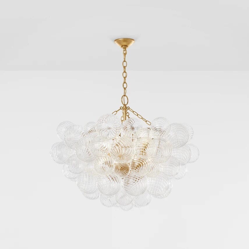 Candeeiro de teto Cluster Ribbed Bubble - Design luxuoso e elegante