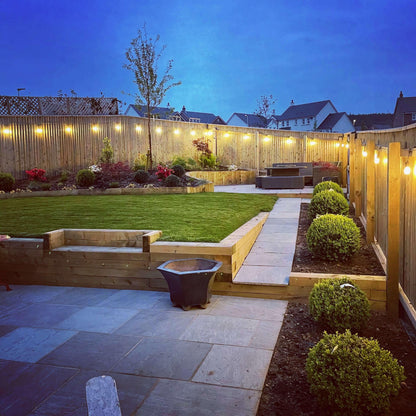 Heavy Duty LED String Lights for Outdoors - Waterproof and Connectable
