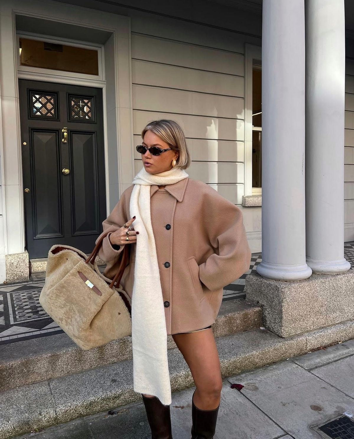 Cappotto chic moderno - Cappotto oversize elegante per giornate all'insegna dello stile