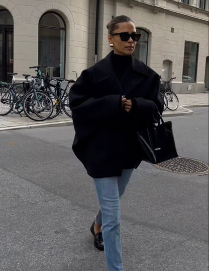 Cappotto chic moderno - Cappotto oversize elegante per giornate all'insegna dello stile
