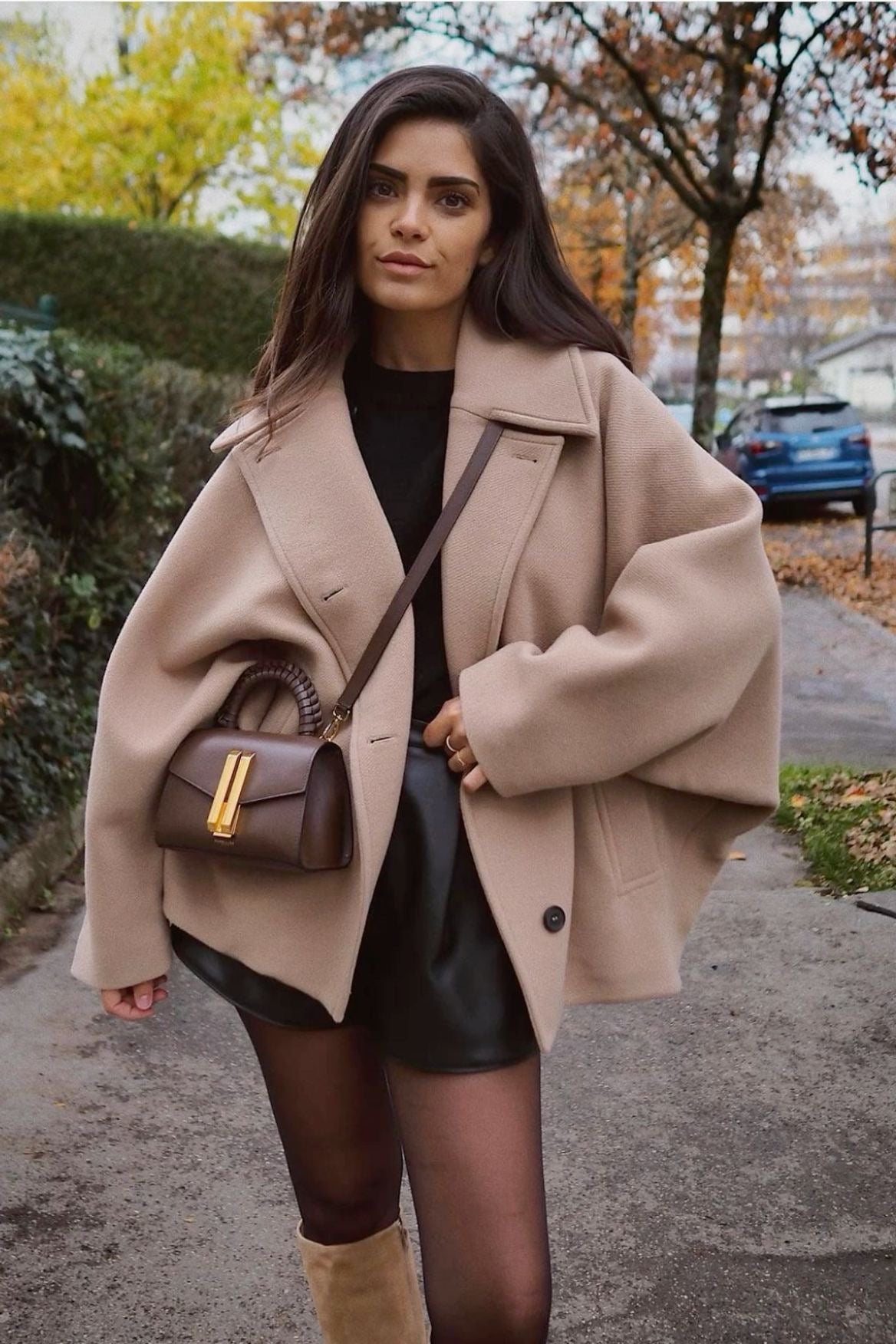 Cappotto chic moderno - Cappotto oversize elegante per giornate all'insegna dello stile