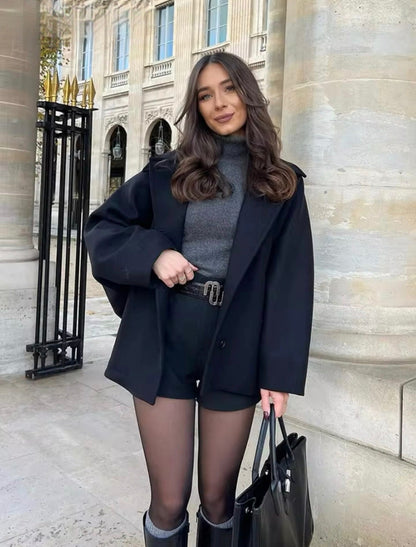 Cappotto chic moderno - Cappotto oversize elegante per giornate all'insegna dello stile