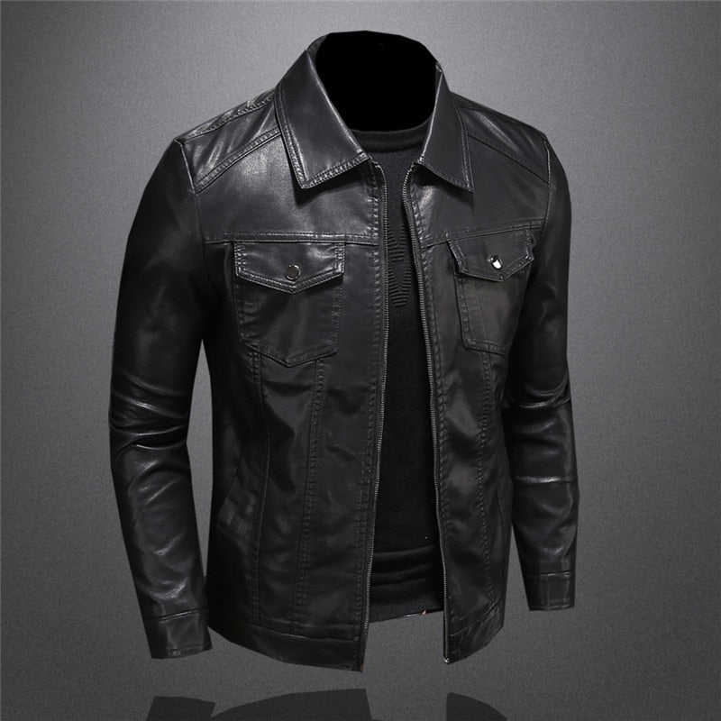 Leather jacket for men - Ideal for spring