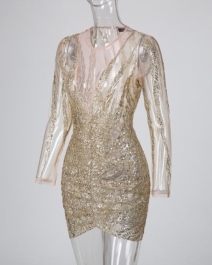 Isabel | Bodycon Dress with Glitter for Women