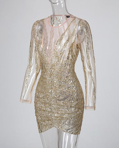 Isabel | Bodycon Dress with Glitter for Women