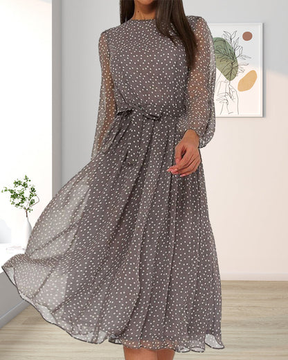 Isabelle | Elegant loose dress with dots