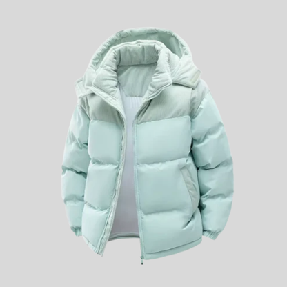 Isolated Winter Jacket for Men with Hood