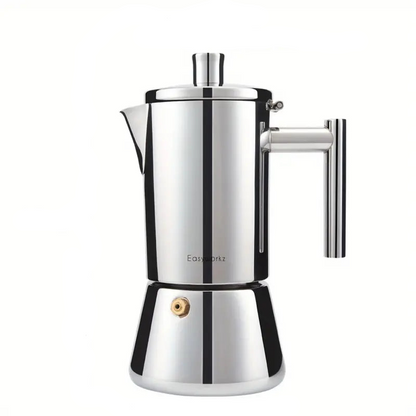 Moka italiana - Design in acciaio inossidabile - Caffè perfetto in modo facile e veloce