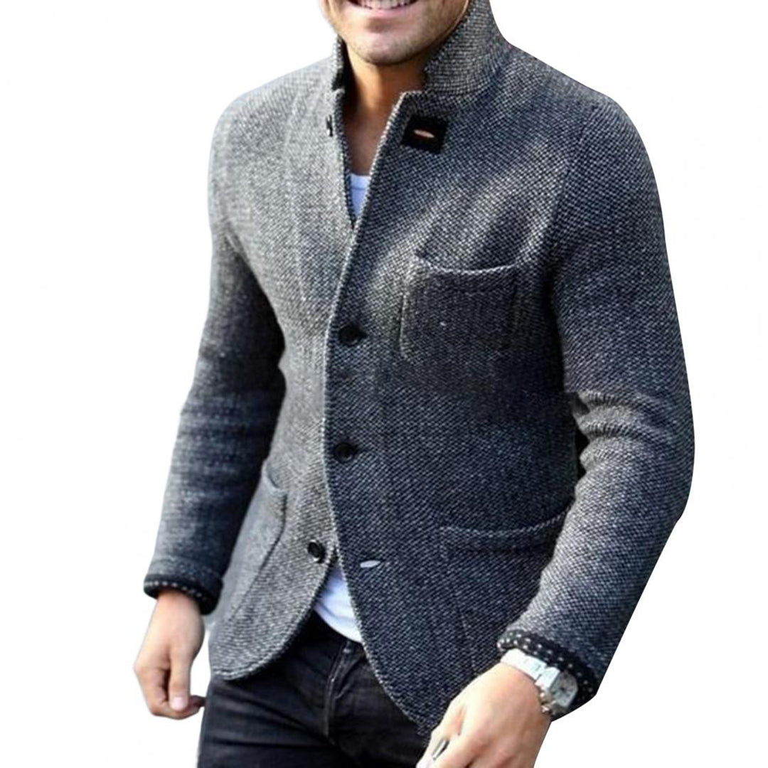 Owen - Knitted vest with pockets for men