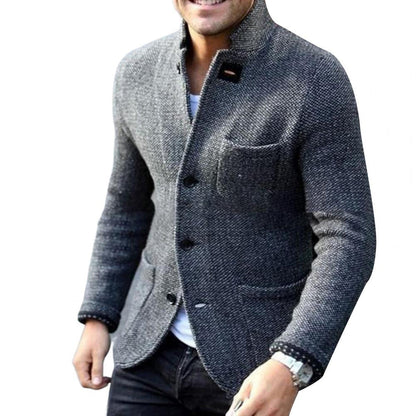 Owen - Knitted vest with pockets for men