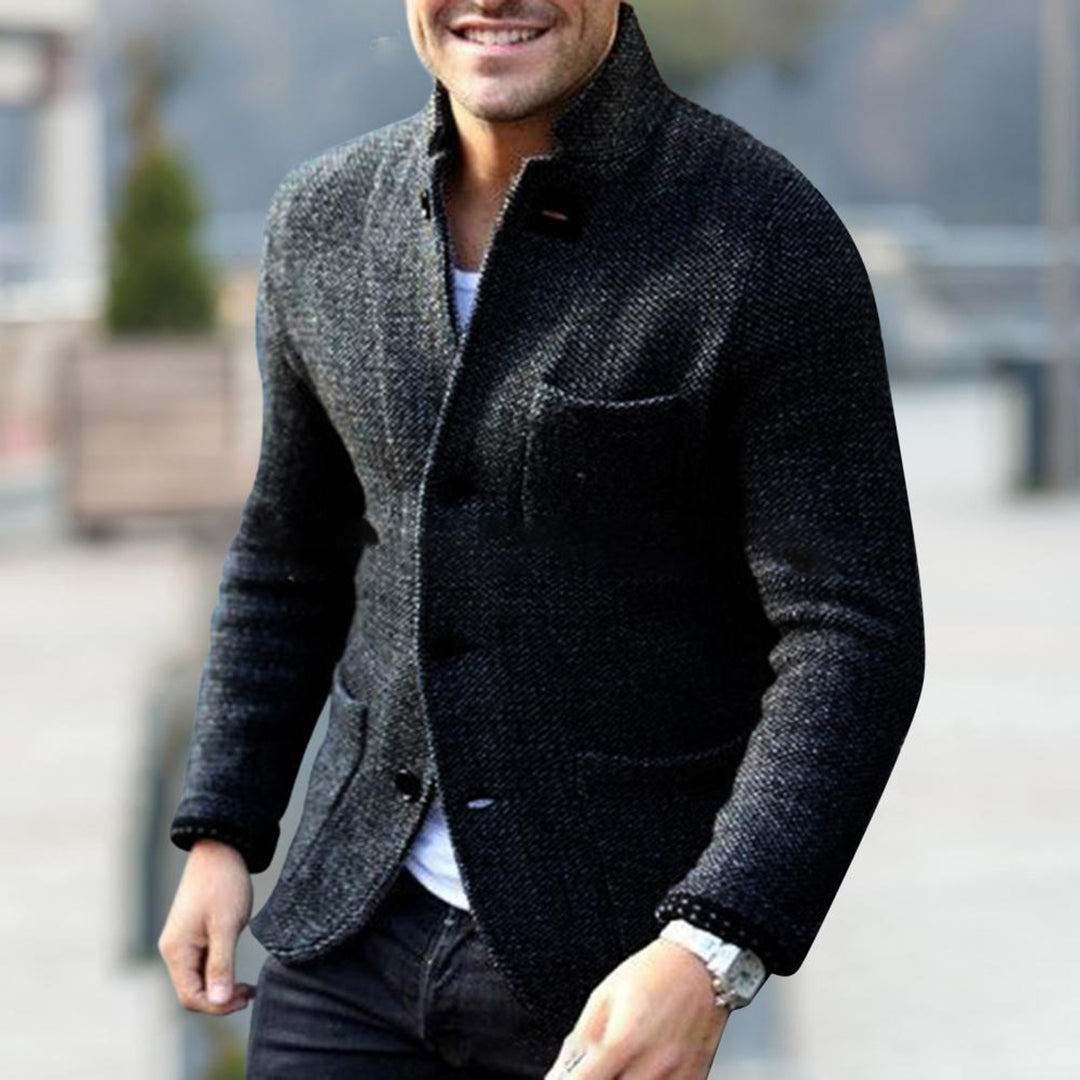 Owen - Knitted vest with pockets for men