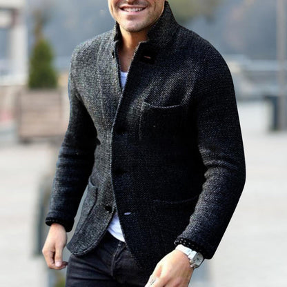 Owen - Knitted vest with pockets for men