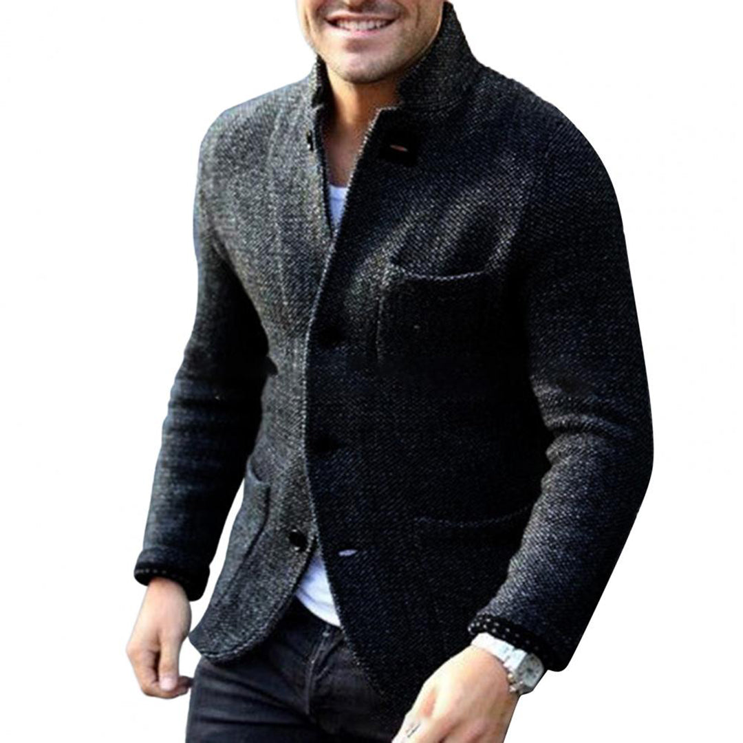 Owen - Knitted vest with pockets for men