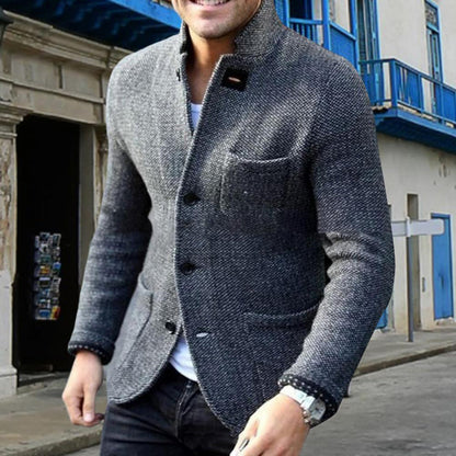 Owen - Knitted vest with pockets for men