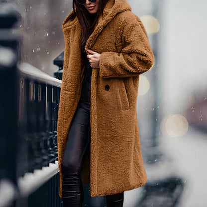 Weiche Fleecejacke mit Kapuze für Damen – Eris