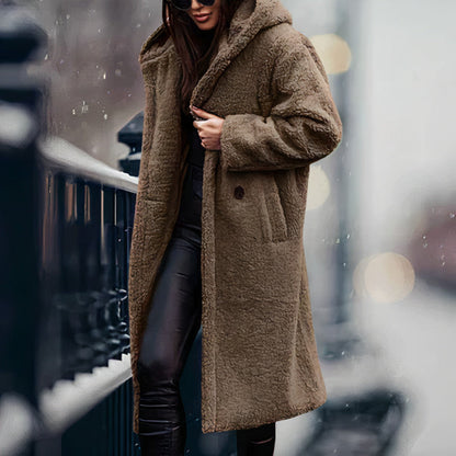 Weiche Fleecejacke mit Kapuze für Damen – Eris