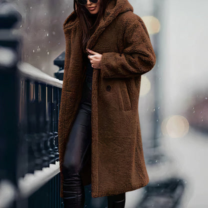 Weiche Fleecejacke mit Kapuze für Damen – Eris