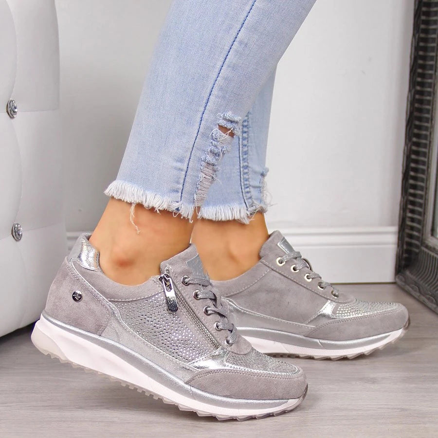 Jade | Breathable and Comfortable Zip Sneakers for Women