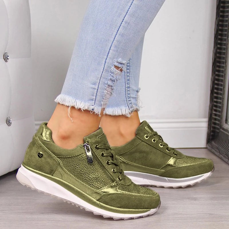Jade | Breathable and Comfortable Zip Sneakers for Women