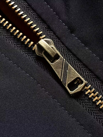 Jacket with Check Pattern and Hood