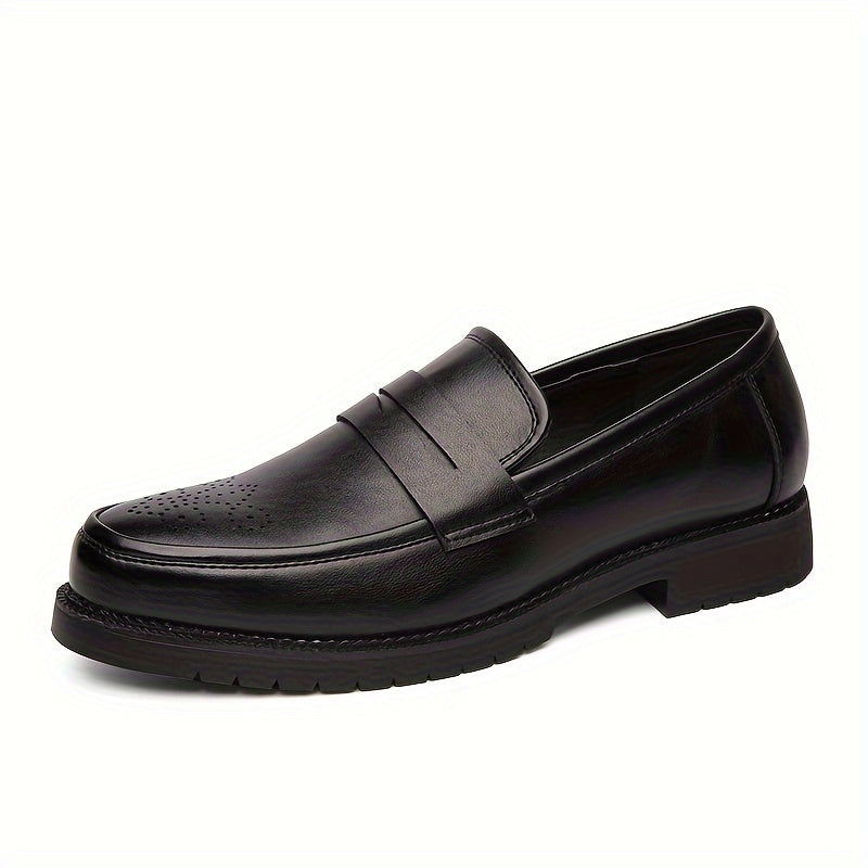 Jasper | Men's Penny Loafers with Brogue Details