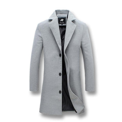 Jasper | Windproof Long Men's Coat