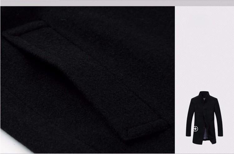 Jasper | Winter Wool Long Men's Coat