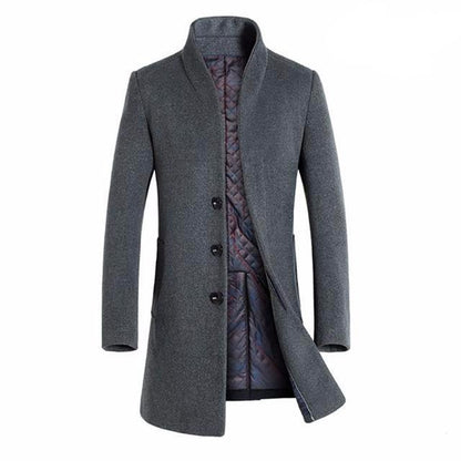 Jasper | Winter Wool Long Men's Coat