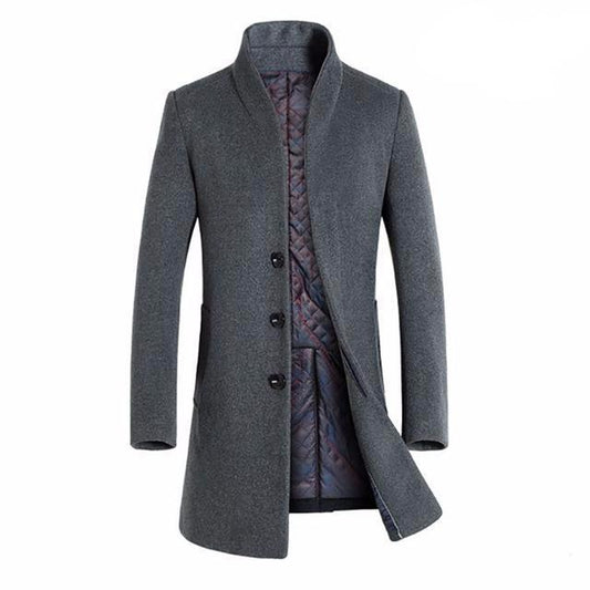 Jasper | Winter Wool Long Men's Coat